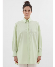 Oversized With Embroidered Punto Luce Detail Geen PESERICO Blouse