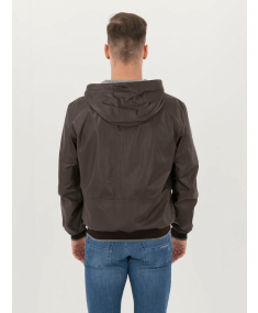 Dark Brown CORNELIANI Leather jacket