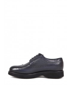 Derby Full Wing Black DOUCALS Shoes