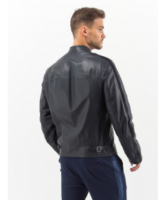 U'1L949 9019 200 Blue ETRO Leather jacket