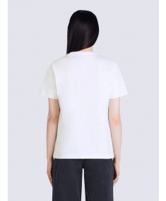 Tiger Tail K Logo-Embroidered White KENZO T-shirt