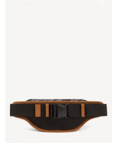 All-Over Paris Monogram Black KENZO Belt bag