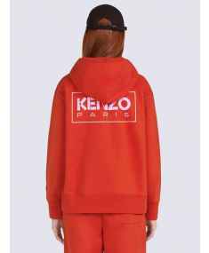 With Kenzo Paris Logo Oversize Medium Red KENZO Sport hoody