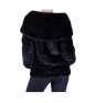 Black Nafa 38 BRASCHI Fur coat