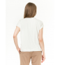 Knitted Inserts White PANICALE T-shirt