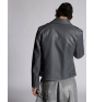Grey DSQUARED2 Leather jacket