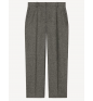 Cropped Tailored With Logo-Patch Anthracite Kenzo Trousers