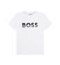 Slim Logo Print White HUGO BOSS T-shirt