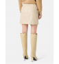Zip A-Line Mini Ecru ICEBERG Skirt