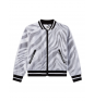 Z16126 White Black KARL LAGERFELD Jacket