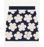 Floral Patterned 'Hana Dots' Jacquard Midnight Blue Kenzo Skirt