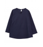 Bag Print Jersey Maxi Blu Scuro MONNALISA T-shirt with long sleeves
