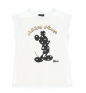 Mickey Mouse Print With Rhinestones MONNALISA T-shirt