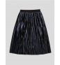 Pleated Navy KARL LAGERFELD Skirt