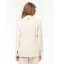 Elegant Viscose Ivory PESERICO Jacket