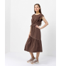 Dark Brown PESERICO Dress