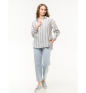 Elegant Stripe Grey PESERICO Shirt