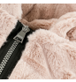 Washed Pink KARL LAGERFELD Fur coat