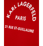 Dark Red KARL LAGERFELD T-shirt