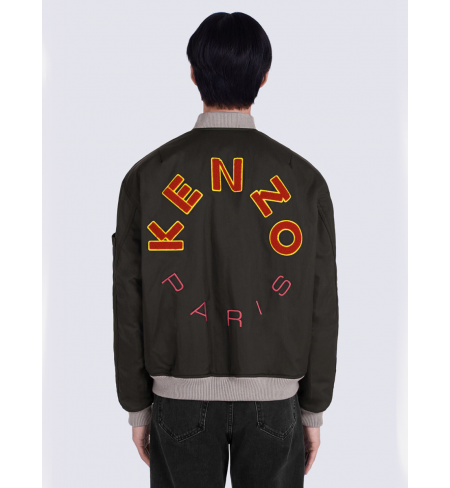 Куртка Kenzo 'Varsity' Bomber With Logo-Patch Black