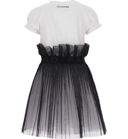 Платье KARL LAGERFELD Z12211 Black White