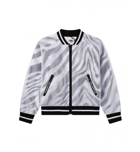 Куртка KARL LAGERFELD Z16126 White Black