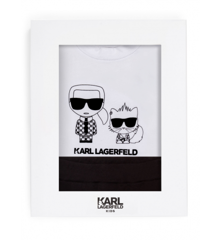 Комплект KARL LAGERFELD Z98101 White Black 2Pcs