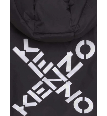 Пуховик Kenzo K56008 Dark Grey