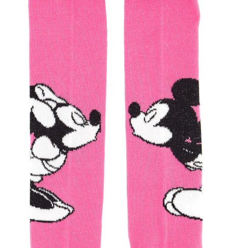 Колготки MONNALISA Minnie And Mickey Mouse Caldo Cotone Sachet Pink