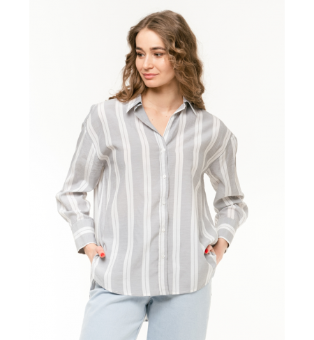 Рубашка PESERICO Elegant Stripe Grey