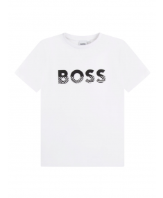 Т-майка HUGO BOSS Slim Logo Print White