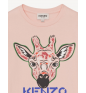 Майка с длинными рукавами Kenzo K15543 Girafe Pastel Pink