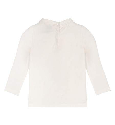 Krekls ar garām piedurknēm KARL LAGERFELD Bianco