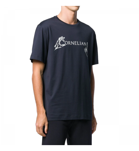T-krekls CORNELIANI Navy
