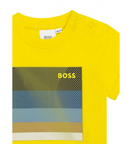 T-krekls HUGO BOSS J05912 Yellow