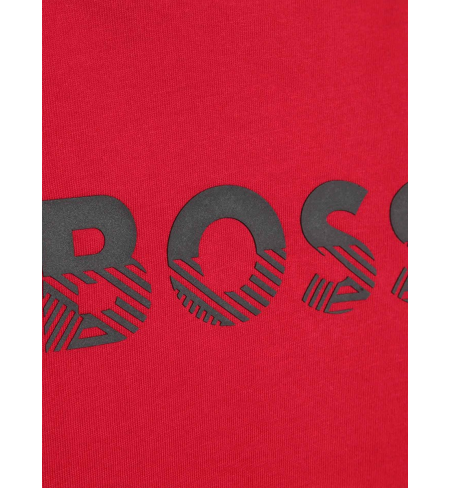 T-krekls HUGO BOSS Slim Logo Print Poppy