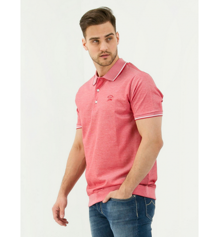 Polo krekls PAUL AND SHARK 21411219 Red White