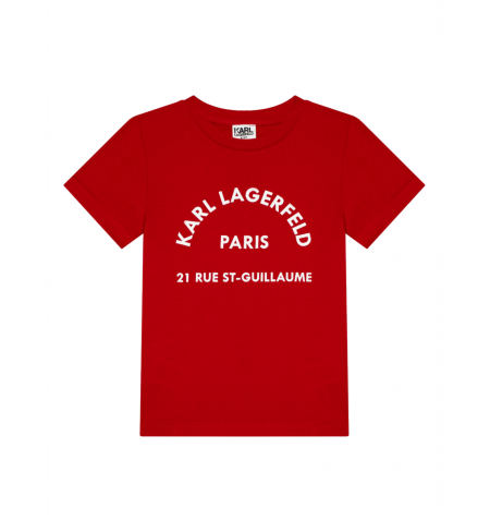 T-krekls KARL LAGERFELD Dark Red
