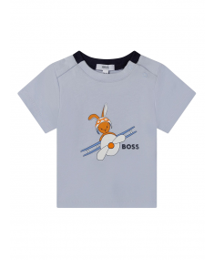 T-krekls HUGO BOSS J95330 	Pale Blue