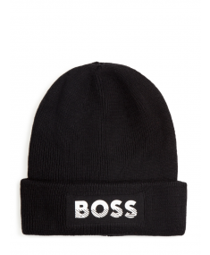 Cepure HUGO BOSS Rubber Print Logo Black