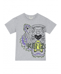 T-krekls KENZO K25670 Grey Tiger