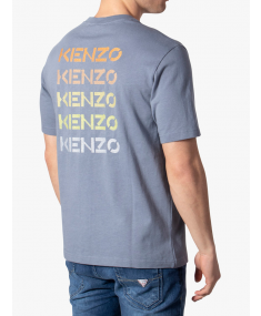 T-krekls KENZO Logo Relax Glacier