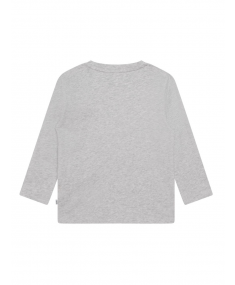Krekls ar garām piedurknēm HUGO BOSS Chine Grey