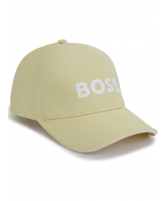 Beisbola cepure HUGO BOSS Logo-Print Yellow