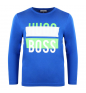 Krekls ar garām piedurknēm HUGO BOSS Electric Blue